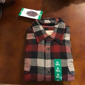 Men’s XLT buffalo check flannel